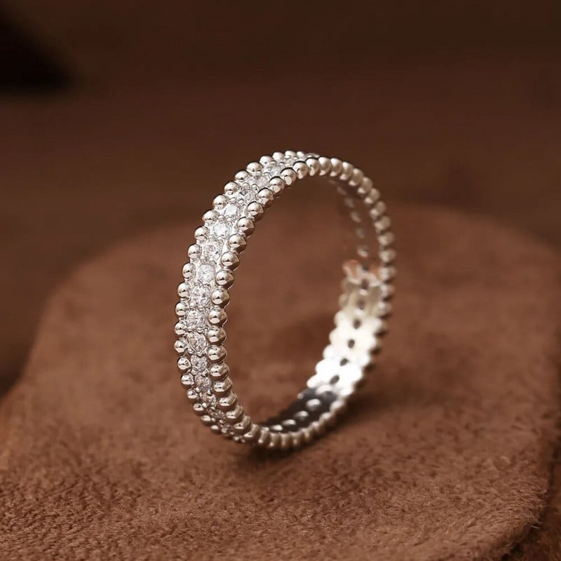 Γυναικείο δαχτυλίδι ζιργκόν ουρανού αστεριού μονής σειράς 3Α ζιργκόν υψηλής ποιότητας, εξατομικευμένα κοσμήματα μόδας