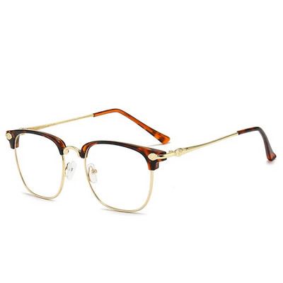 XJiea anti-mėlyni šviesūs akiniai vyrams Madingi pusiau be rėmelių metaliniai moteriški fotochrominiai akiniai Madingi biuro lauko aksesuarai