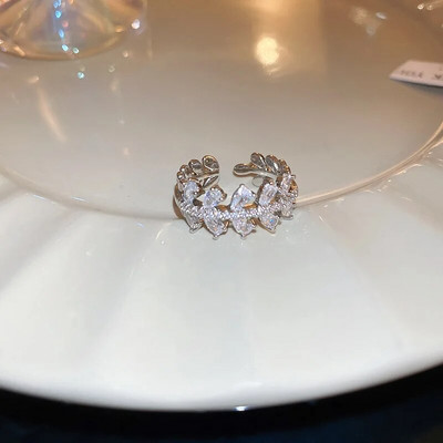 Új érkezett divatgyűrűk női metálparti divatos szív esküvői zenekarok, amelyek minden kompatibilis gyűrűt beállítanak női ékszerekhez