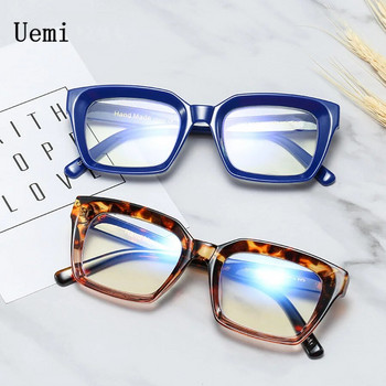 Нови ретро квадратни очила против синя светлина за жени Мъже Vintage Reading Clear Computre Pink Blue Black Eyeglasses Frames Lentes O