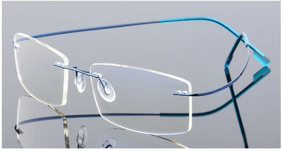 Kompjuterske naočale bez okvira Muške naočale protiv plave svjetlosti Ženske naočale za igrice Metalni okvir UV400 optičke sklopive naočale