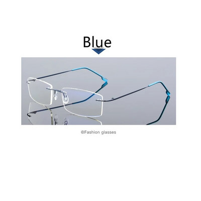 Kompjuterske naočale bez okvira Muške naočale protiv plave svjetlosti Ženske naočale za igrice Metalni okvir UV400 optičke sklopive naočale