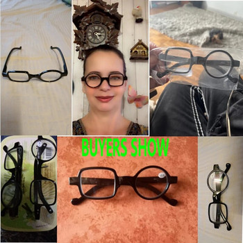Ретро леопардови асиметрични кръгли и квадратни очила за четене Жени и мъже Очила за пресбиопия Очила за далекогледство за възрастни