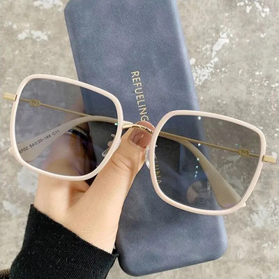 Fotochrominiai akiniai vyrams Moteriškos mados tendencijos Prabangios spalvos keičiantys akiniai nuo mėlynos šviesos