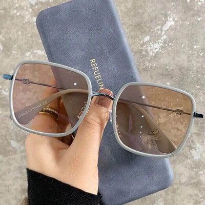 Fotochrominiai akiniai vyrams Moteriškos mados tendencijos Prabangios spalvos keičiantys akiniai nuo mėlynos šviesos