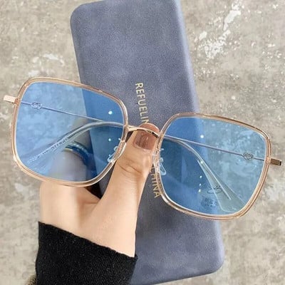 Fotochrominiai akiniai vyrams Moteriškos mados tendencijos Prabangios spalvos keičiantys akiniai nuo mėlynos šviesos