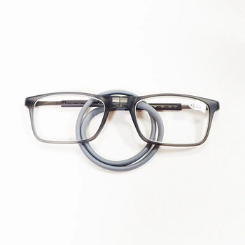 Ανδρικά γυναικεία γυαλιά ανάγνωσης Hot Sales TR90 Magnetic Hang Neck Long Temples