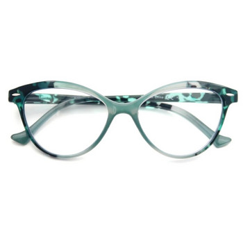 Дамски очила за четене Котешко око Винтидж модни очила Cateye Ретро прозрачни лещи Дамски свръхлек диоптър 1,25 1,5 1,75 2,25 2,5