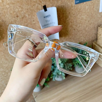 Γυαλιά ανάγνωσης 1 τεμ. υπερμεγέθη τετράγωνο σκελετό Ανδρικά γυναικεία γυαλιά μόδας Εξαιρετικά ελαφριά γυαλιά οράσεως Presbyopia Diopter 0~+3.0
