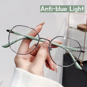 Fashion Anti Blue Light Γυναικεία Γυαλιά Υψηλής Ευκρίνειας Στρογγυλά Γυαλιά Unisex Μόδα Γυαλιά Υπολογιστή Οπτικά Γυαλιά Οράσεως