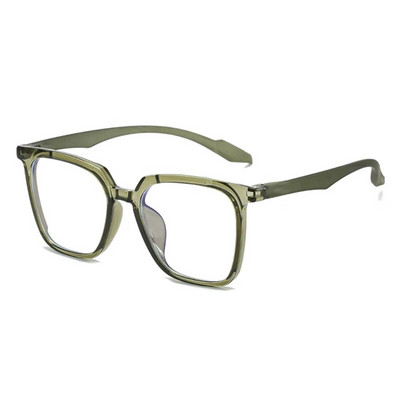 SHAUNA Fashion Square Férfi átlátszó kék színű, világos szemüvegkeret női optikai lila rózsaszín keret