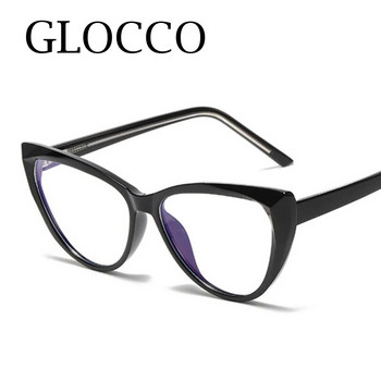 Прозрачни очила за четене с котешко око Дамски стилни прости ултралеки TR90 пружинни панти Компютърни очила за пресбиопия Визия 0~+600