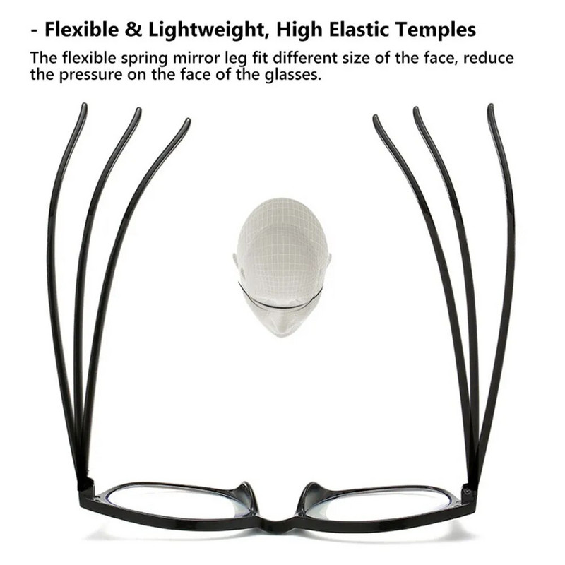 Multifokaalsed lugemisprillid Lugejad Arvutiprillid Progressiivsed Multifookusega prillid naistele ja meestele Sinist valgust blokeerivad