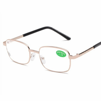 NYWOOH Очила за четене с истински стъклени лещи Мъже Жени Квадратни очила с пълна рамка с пресбиопия Очила против надраскване с диоптър +1,5 2,0 2,5