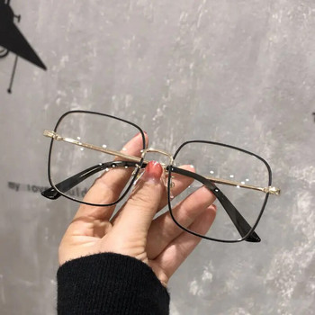 Πλαίσιο Glitter Γυαλιά Anti-Blue Light Μεταλλικός σκελετός Προστασία ματιών Μπλε Γυαλιά Clear Glasses Γυαλιά υπολογιστή Fake Glasses