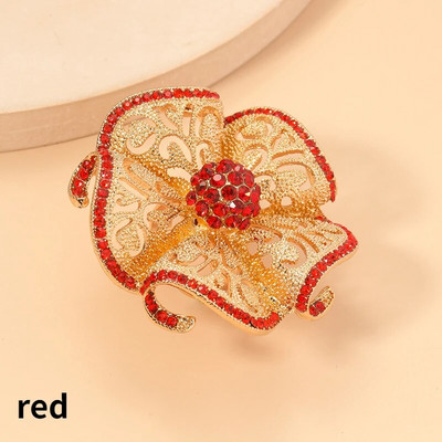 Vintage κοίλα λουλούδια δαχτυλίδια για γυναίκες Απλά πολύχρωμα ρυθμιζόμενα κρύσταλλα που ανοίγουν δαχτυλίδι για πάρτι μόδας κοσμήματα