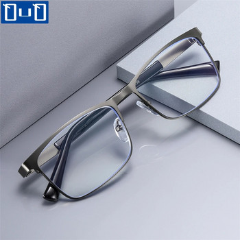 Очила за четене против блокиране на синята светлина Мъже Жени Бизнес метални рамки Смола Диоптрични очила Лещи Очила +1.0~4.0