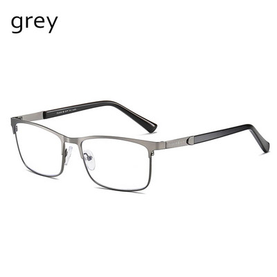 Ανδρικά γυαλιά ανάγνωσης που εμποδίζουν το μπλε φως Γυαλιά ανάγνωσης επαγγελματικό μεταλλικό σκελετό Ρητίνη συνταγογραφούμενα γυαλιά φακοί γυαλιά +1,0~4,0