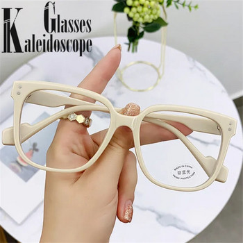 Квадратни очила за късогледство Жени Мъже Извънгабаритни очила за късогледство с диоптри минус -1,0 -1,5 -2,0 до -6,0