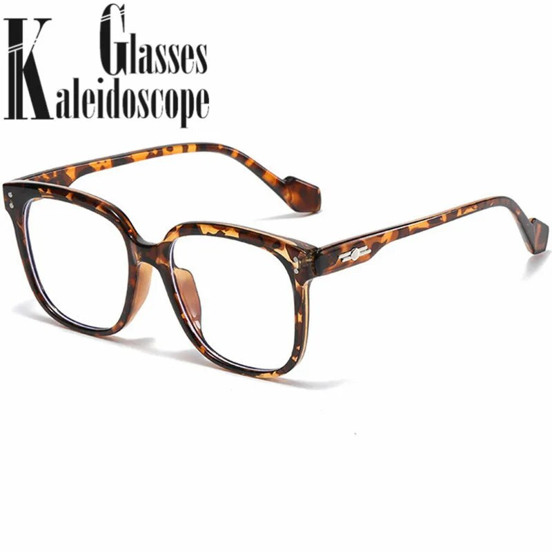 Ruudukujulised lühinägelikkusprillid Naiste meeste ülisuured retseptiga lühinägelikud prillid dioptritega miinus -1,0 -1,5 -2,0 kuni -6,0