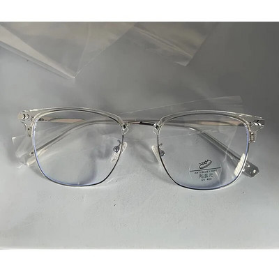 54558 Retro Square Meeste Anti-sinise prillide raamiga Naiste Trend Metallraamiga Õpilastele kohandatud retseptiprillid