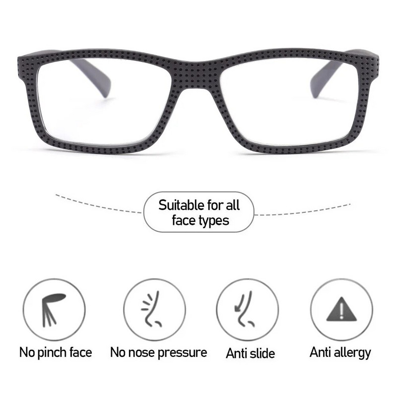 Īpaši vieglas datora rāmis lasīšanas brilles sievietēm vīriešiem mode, vienkārša presbiopijas brilles, augstas izšķirtspējas objektīvi, lasītāji brilles +1,0–+4,0