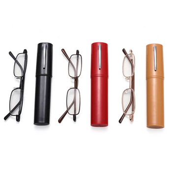 Φορητά ελαφριά, λεπτά γυαλιά ανάγνωσης με θήκη σωλήνα Anti Blue Light Readers γυαλιά για άνδρες Γυναικεία Μίνι συμπαγή γυαλιά οράσεως