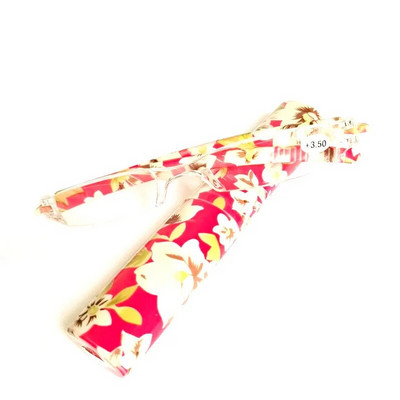 Sieviešu Flower Presbyopia Lasīšanas briļļu futrālis Stiprums 1,0 1,5 2,0 līdz 4,0 viegls dators Integrally E 008