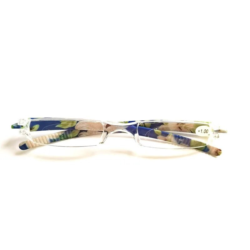 Sieviešu Flower Presbyopia Lasīšanas briļļu futrālis Stiprums 1,0 1,5 2,0 līdz 4,0 viegls dators Integrally E 008