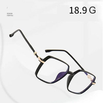 Ahora Ultralight TR90 Anti Blue Light Γυαλιά ανάγνωσης Σκελετός Διαφανές τετράγωνο Oversize γυαλιά οράσεως Prebyopia Unisex 0+1.0...+4.0
