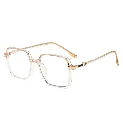 Ahora Ultralight TR90 Anti Blue Light lasīšanas briļļu rāmis caurspīdīgs kvadrātveida lielizmēra Prebyopia brilles unisex 0+1.0...+4.0