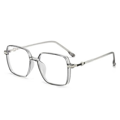 Ahora Ultralight TR90 Anti Blue Light lasīšanas briļļu rāmis caurspīdīgs kvadrātveida lielizmēra Prebyopia brilles unisex 0+1.0...+4.0