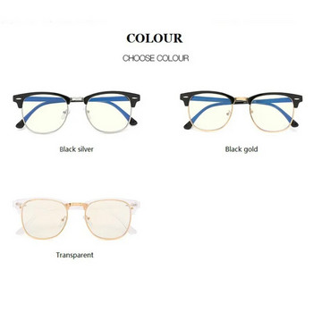 Очила против блокиране на синя светлина Мъжки 2023 Черен квадрат Рамки за компютърни очила за жени Късогледство Optical Nerd Фалшиви очила