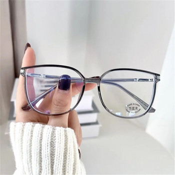 2023 Ultra Light Fashion TR90 Frame Anti Blue Light Glasses Women Glitter Square Frame Resin Lens Goggles Eyeglasses очки