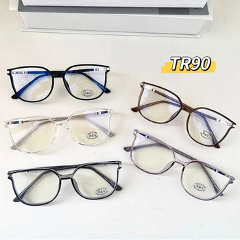 2023 Ultra Light Fashion TR90 Σκελετός Anti Blue Light Γυαλιά Γυναικεία Glitter Τετράγωνος Σκελετός Ρητίνη Φακοί Γυαλιά Γυαλιά очки