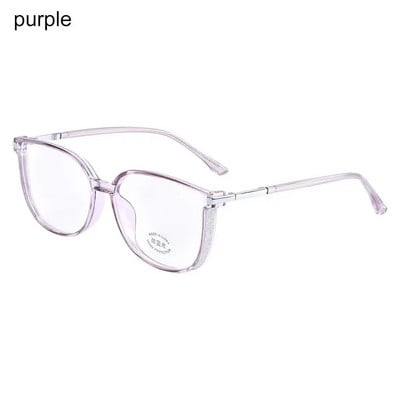 2023 Ultra Light Fashion TR90 Frame Anti Blue Light Akiniai Moteriški Blizgantys kvadratiniai Rėmai Dervos lęšiai Akiniai Akiniai очки