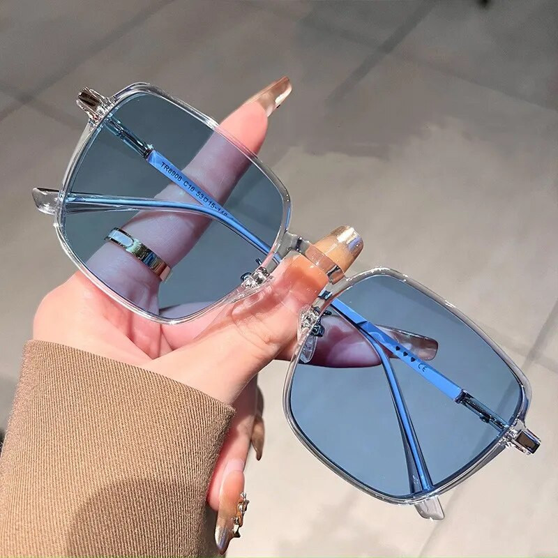 Naiste intelligentsed fotokroomsed miinusdioptritega prillid välitingimustes värvimuutvad päikeseprillid trendikad lühinägelikkus retseptiga prillid