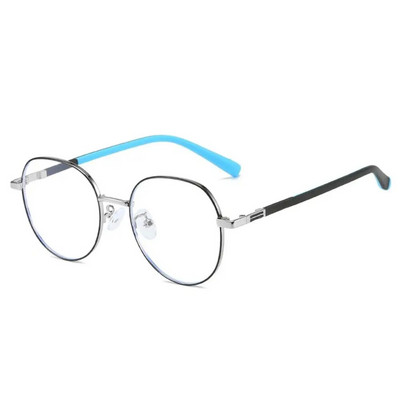 Anti-sinine hele lasteprillid lastele läbipaistvad prillid poisid tüdrukud arvuti silmade kaitse prillid ülikerge raam