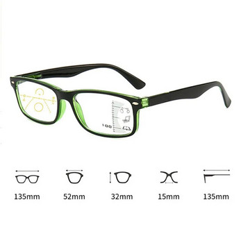 Semfly Retro Anti Blue Rays Progressive Multifocal Reading Glasses Мъже Жени Near Far Sight Очила Computer Goggle Eyewear