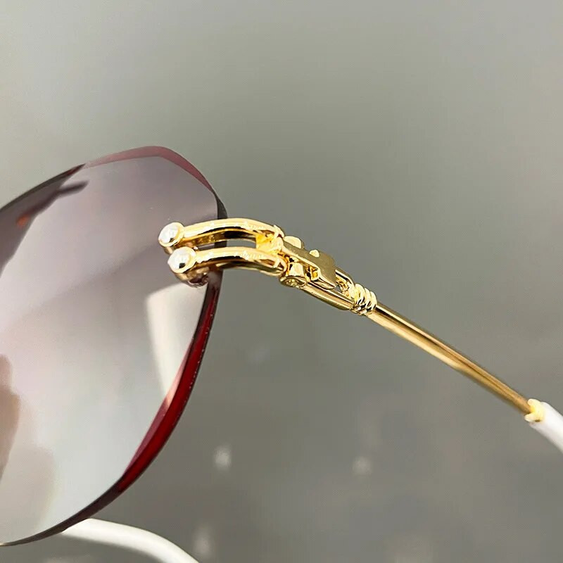 Mėlyna šviesa blokuojantys skaitymo akiniai Presbyopia Akiniai be rėmelių lydinio Hyperopia Akiniai nuo saulės Akiniai moterims ir vyrams +1,0+1,5+2,0+3,5