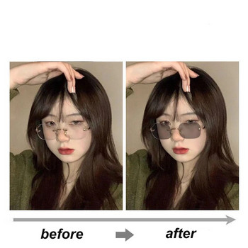 Γυναικεία Μικρά Ορθογώνια Φωτοχρωμικά Γυαλιά Μυωπίας Κομψά Γυαλιά Γυαλιά Διόπτρας χωρίς περιθώριο Νέα μοντέρνα γυαλιά κοντινής όρασης