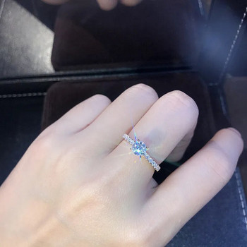 Горещи продавани модерни годежни пръстени с дизайн на нокти с кристален циркон за жени Женски сватбени бижута Подарък Модни женски пръстени за момичета