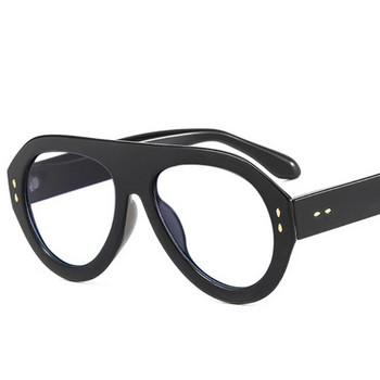 Модерни извънгабаритни пилотски очила за четене Жени Мъжки Кафяви ретро очила с цветя Нови прозрачни очила със синя светлина +1,25 +1,5 +6