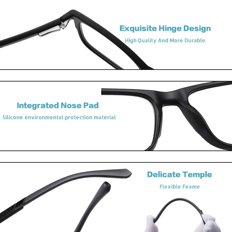 CRIXALIS zilu gaismu bloķējošas brilles vīriešiem sporta īpaši vieglas TR90 lasīšanas optika brilles ietvars sievietēm datoru brilles UV400