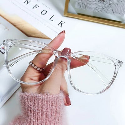 Fashion Anti Blue Light Γυαλιά Στρογγυλής Κορνίζας Αντι ακτινοβολίας Γυαλιά βιντεοπαιχνιδιών Επώνυμα Σχεδιαστής Oversized Optical Glasses 2023