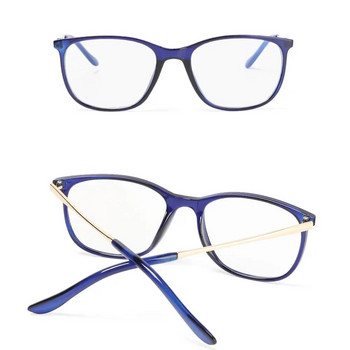 Модни метални очила против синя светлина за жени Мъже Модерни ретро очила с квадратни рамки Свръхлеки очила за защита на очите