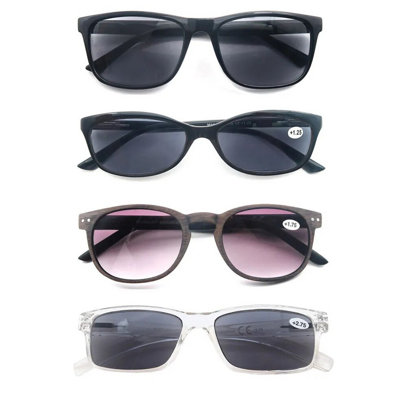 Γυαλιά ηλίου ανάγνωσης Ανδρικά Γυναικεία Τετράγωνη Κλασική Σκελετός για Υπαίθρια Χρήση Γυαλιά ηλίου Αναγνώστες Γυαλιά Οράσεως με Διόπτρα ελατηρίου