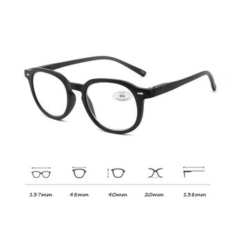 iboode Γυαλιά ανάγνωσης Γυναικεία Ανδρικά ρετρό τετράγωνο σκελετό ελατήρια πόδια Πρεσβυωπικά γυαλιά +1,0 έως +4,0 Unisex γυαλιά Oculos De Grau