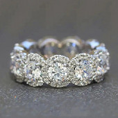 Huitan Bling Bling kubiskā cirkonija gredzeni Micro bruģēts apaļš CZ solījums mīlestības gredzens modes aksesuārs sievietēm kāzu joslas Rotaslietas