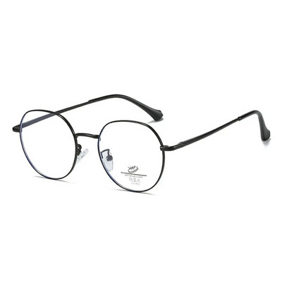 Modes klasisks metāla rāmis datora aizsargbrilles sievietēm vīriešiem pretzilas gaišas brilles biroja augstas izšķirtspējas zilus starus bloķējošas brilles